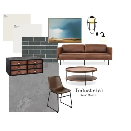 Industrial Mood Board For Assessment 3A Interior Design Mood Board by LTaylor on Style Sourcebook