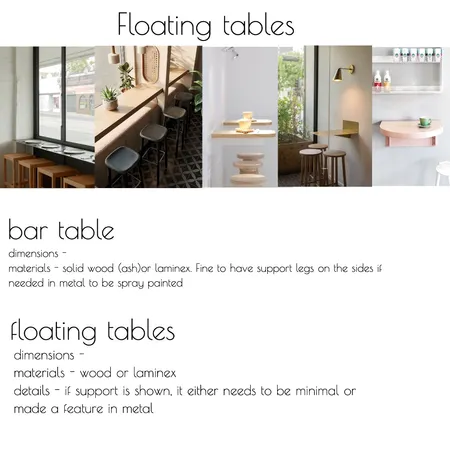 floating tables Interior Design Mood Board by Interior Design Rhianne on Style Sourcebook