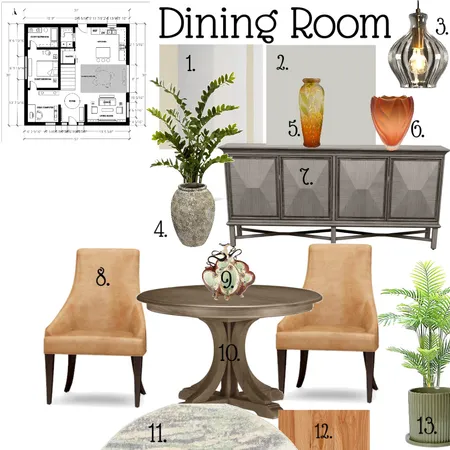 Dining Room Sample Board Interior Design Mood Board by madstyles on Style Sourcebook