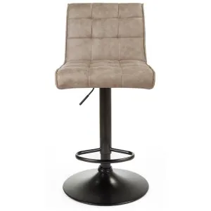 Cheswick Fabric & Metal Gas Lift Counter / Bar Stool, Taupe by Viterbo Modern Furniture, a Bar Stools for sale on Style Sourcebook