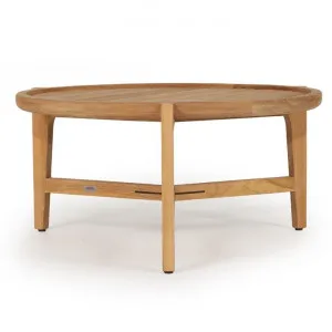 Hasmark Teak Timber Outdoor Round Coffee Table, 80cm by Ambience Interiors, a Tables for sale on Style Sourcebook