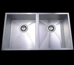 Puri PS340D Double Bowl Undermount Sink by Cob & Pen, a Kitchen Sinks for sale on Style Sourcebook