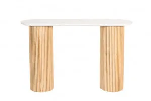 Paloma Marble Console - 125 x 38 x 80cm by Elme Living, a Console Table for sale on Style Sourcebook
