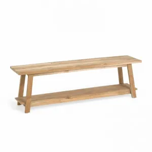 Hoe Recycled Teak Timber Bench, 150cm by El Diseno, a Benches for sale on Style Sourcebook