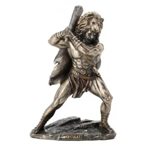 Veronese Cold Cast Bronze Coated Greek Mythology Figurine, Hercules with Big Stick by Veronese, a Statues & Ornaments for sale on Style Sourcebook