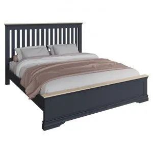 Winchester Wooden Bed, King, Midnight Grey by Krendler Furniture, a Beds & Bed Frames for sale on Style Sourcebook