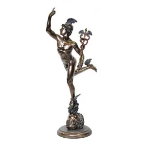 Veronese Cold Cast Bronze Coated Greek Mythology Figurine, Hermes by Veronese, a Statues & Ornaments for sale on Style Sourcebook