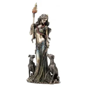 Veronese Cold Cast Bronze Coated Greek Mythology Figurine, Hecate by Veronese, a Statues & Ornaments for sale on Style Sourcebook
