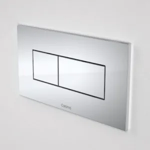 Invisi Series Ii® Rectangular Dual Flush Plate & Buttons (Metal) Chrome In Chrome Finish By Caroma by Caroma, a Toilets & Bidets for sale on Style Sourcebook