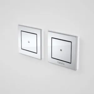 Invisi Series Ii® Rectangle Dual Flush Remote Buttons | Made From Plastic In Chrome Finish By Caroma by Caroma, a Toilets & Bidets for sale on Style Sourcebook