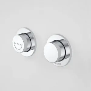 Invisi Series Ii® Round Dual Flush Raised Care Remote Buttons Chrome | Made From Plastic In Chrome Finish By Caroma by Caroma, a Toilets & Bidets for sale on Style Sourcebook
