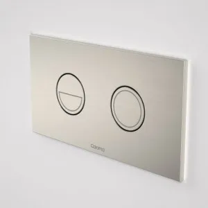 Invisi Series Ii® Round Dual Flush Plate & Buttons (Metal) In Brushed Nickel By Caroma by Caroma, a Toilets & Bidets for sale on Style Sourcebook