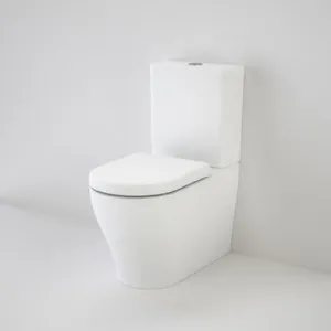 Luna Cleanflush® Wall Faced Toilet Suite Bottom Inlet Soft Close Seat 4Star In White By Caroma by Caroma, a Toilets & Bidets for sale on Style Sourcebook