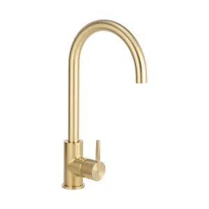 Namika Kitchen Mixer - Brushed Brass by ABI Interiors Pty Ltd, a Kitchen Taps & Mixers for sale on Style Sourcebook