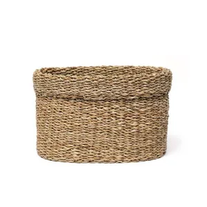 Torino Seagrass Oval Basket, Large by Wicka, a Baskets & Boxes for sale on Style Sourcebook
