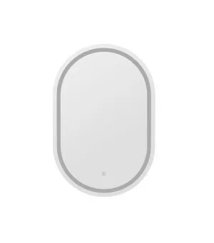 Oval LED Wall Mirror with Light and Bluetooth 75cm x 50cm by Luxe Mirrors, a Illuminated Mirrors for sale on Style Sourcebook