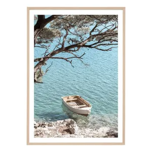 Calm Rowboat Framed Print in 62 x 87cm by OzDesignFurniture, a Prints for sale on Style Sourcebook
