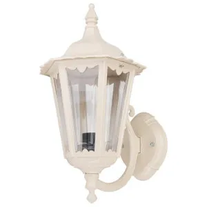 Chester Italian Made IP43 Exterior Up Wall Lantern, Style B, Small, Beige by Domus Lighting, a Outdoor Lighting for sale on Style Sourcebook