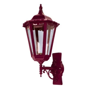 Chester Italian Made IP43 Exterior Up Wall Lantern, Style C, Burgundy by Domus Lighting, a Outdoor Lighting for sale on Style Sourcebook