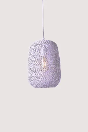 Barrel Hanging Pendant - Medium - White/Gold by Hermon Hermon Lighting, a Pendant Lighting for sale on Style Sourcebook