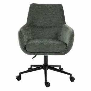 Conor Fabric Office Armchair, Moss by Charming Living, a Chairs for sale on Style Sourcebook