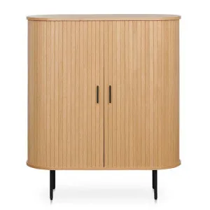 Alamein Wooden 2 Door Oval Storage Cabinet, Natural by Conception Living, a Storage Units for sale on Style Sourcebook