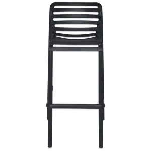 Doga Italian Made Commercial Grade Stackable Indoor / Outdoor Bar Stool, Anthracite by Nardi, a Bar Stools for sale on Style Sourcebook