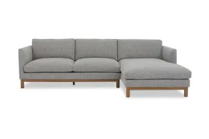 Stella Right Chaise Sofa, Avery Grey, by Lounge Lovers by Lounge Lovers, a Sofas for sale on Style Sourcebook
