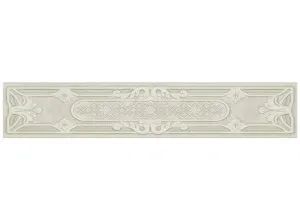 Toki White Listello Embossed Mix Matt Tile by Beaumont Tiles, a Moroccan Look Tiles for sale on Style Sourcebook