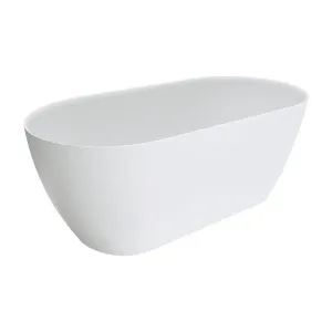 Kaya Free Standing Bath Resin Stone 1500 Matte White by Fienza, a Bathtubs for sale on Style Sourcebook