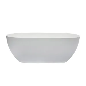 Lucia Free Standing Bath Stone 1400 Matte White by Kaskade Stone, a Bathtubs for sale on Style Sourcebook