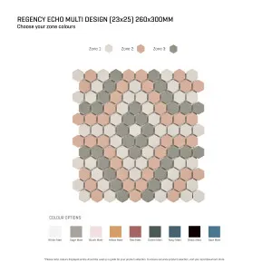 Regency Echo Multicolour Textured Mosaic Tile by Beaumont Tiles, a Outdoor Tiles & Pavers for sale on Style Sourcebook