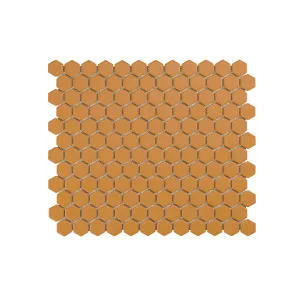 Regency Hexagon Yellow Textured Mosaic Tile by Beaumont Tiles, a Outdoor Tiles & Pavers for sale on Style Sourcebook