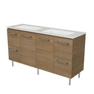 Hunter Vanity On Legs 1500 Double Bowl Alpha Top by Timberline, a Vanities for sale on Style Sourcebook
