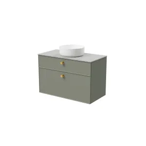 Clare Vanity Wall Hung 900 Centre WG Basin Thin SilkSurface AC Top by Timberline, a Vanities for sale on Style Sourcebook