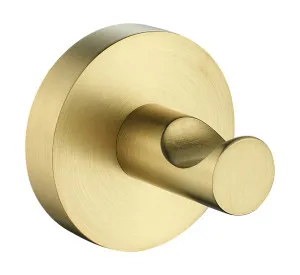 Goulburn Robe Hook Brushed Gold by ACL, a Shelves & Hooks for sale on Style Sourcebook