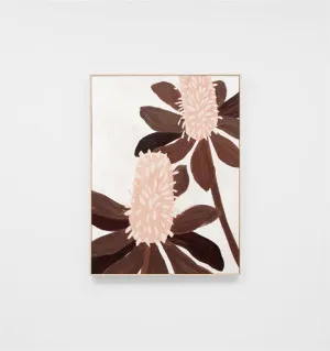 Ex Display - Native Floral II Hand Painted Wall Art Canvas by Interior Secrets - AfterPay Available by Interior Secrets, a Prints for sale on Style Sourcebook