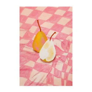 Pear On Checkerboard , By Kartika Paramita by Gioia Wall Art, a Prints for sale on Style Sourcebook