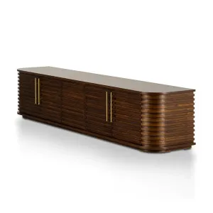 Astor Entertainment Unit - Walnut 2.3m by Calibre Furniture, a Entertainment Units & TV Stands for sale on Style Sourcebook