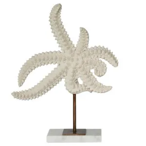 Starfish Sculpture on Marble Stand by Florabelle, a Statues & Ornaments for sale on Style Sourcebook
