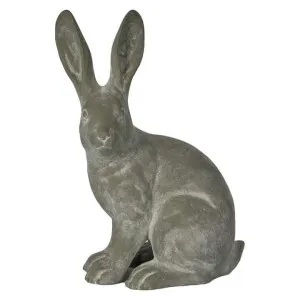 Henry Hare Sculpture, Sitting, Small, Grey by Florabelle, a Statues & Ornaments for sale on Style Sourcebook