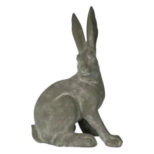 Henry Hare Sculpture, Sitting, Large, Grey by Florabelle, a Statues & Ornaments for sale on Style Sourcebook