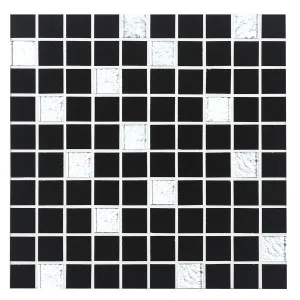 Galaxy Jet Black Mosaic by Beaumont Tiles, a Brick Look Tiles for sale on Style Sourcebook