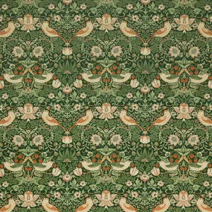 Strawberry Thief Velvet Nettle by Wiliam Morris At Home, a Fabrics for sale on Style Sourcebook