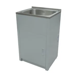 Arial Laundry Insert Trough 610x510 45L Stainless Steel with Overflow by BUK, a Troughs & Sinks for sale on Style Sourcebook