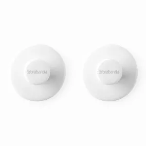 Brabantia Towel Hook, Set of 2, White by Brabantia, a Wall Shelves & Hooks for sale on Style Sourcebook
