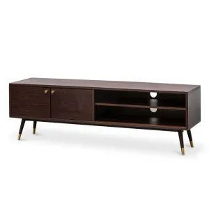 Ex Display - Tasha 160cm Wooden TV Entertainment Unit - Walnut by Interior Secrets - AfterPay Available by Interior Secrets, a Entertainment Units & TV Stands for sale on Style Sourcebook