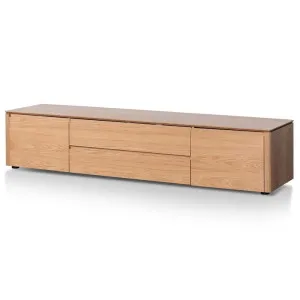 Ex Display - Norris 2m Entertainment TV Unit with Middle Drawer - Natural Oak by Interior Secrets - AfterPay Available by Interior Secrets, a Entertainment Units & TV Stands for sale on Style Sourcebook