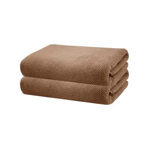 Bambury Angove Cotton Bath Towel, Pack of 2, Woodrose by Bambury, a Towels & Washcloths for sale on Style Sourcebook
