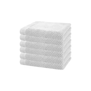 Bambury Angove Cotton Face Washer, Pack of 6, White by Bambury, a Towels & Washcloths for sale on Style Sourcebook
